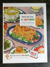 Vintage 1952 Jell-O Salads Full Page Original Ad - 721 - £5.30 GBP