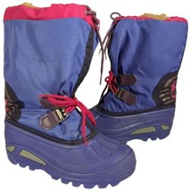 Sorel Purple Winter Snow Boots Kids Size 2 Pink - $44.55