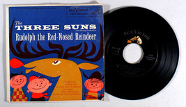 Three Suns - Rudolph the Red-Nosed Reindeer (7&quot; EP) (1955) Vinyl 45 • Christmas - £11.49 GBP