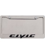 HONDA  CIVIC 3D BLACK  SCRIPT  ( not printed or decal) STAINLESS STEEL F... - $29.00
