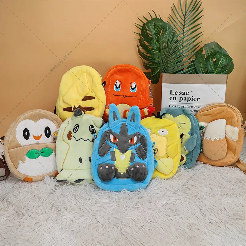 Kawaii Pokemon Psyduck Snorlax Charmander Eevee Mimikyu Lucario Rowlet H... - £19.27 GBP+