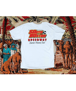 Vintage 90s Y2K White Graphic T Shirt Sz XL South Boston Speedway Car Ra... - $24.81 CAD