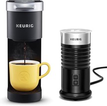 Keurig K-Mini Single-Serve K-Cup Coffee Maker, Black and Keurig Standalone Milk  - £178.85 GBP