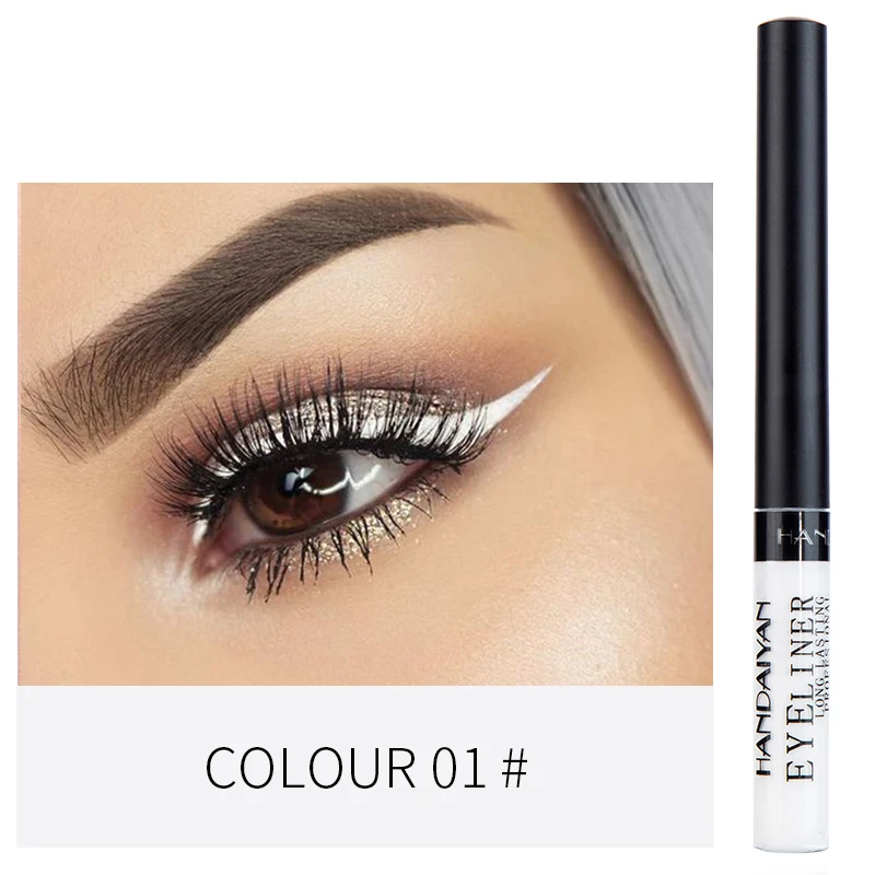 HANDAIYAN 12 Color Liquid Eyeliner Waterproof Long Lasting Sexy Charming Soft Sp - $17.60