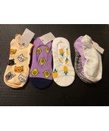 West Loop Socks Ankle And No Show LOT Of 6 Pair. Cat, Avocado And pineapple - $3.86