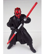 Star Wars Action Figure ~ Sith Lord Darth Maul Battle Stance w/Dual Ligh... - $9.75