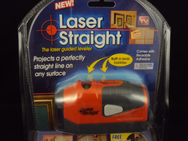 Laser Straight Guided Leveler With Built In Bubble Levels ~ NEW ~ As See... - £9.97 GBP