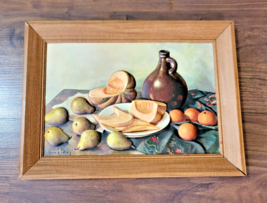 VINTAGE 3D WALL ART HANGING HANK BAY FRUIT &amp; JUG VERY GOOD CONDITION 14&quot;... - $465.99 MXN