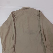 Carhartt FRS006 KHI Men's L Brown Flame Resistant Snap Button Cotton Blend Shirt image 15