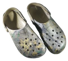 CROCS Men&#39;s Classic Clogs Size 12 in Realtree Edge Camo - £18.37 GBP