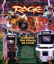 Primal Rage Arcade FLYER Original Video Game NOS Monster Artwork 1994 - £15.28 GBP