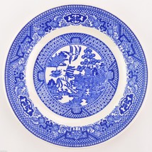 Royal USA China Willow Ware Blue Bread Plate Tableware Ironstone Oriental - £3.20 GBP