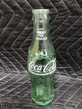 Vtg Green Hobble Skirt Printed Coke Coca-Cola Bottle 6 1/2 FL. OZ. Dallas Texas - £7.12 GBP