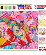Delightful 120 Resin Candy Charms for Scrapbooking and Creative Projects - $526.10 MXN