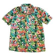 Hawaiian Shirt Disney Parks Authentic Mickey Mouse Original Men&#39;s Medium - £27.21 GBP