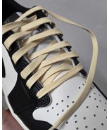 Cream Wax Flat Shoelaces For Cactus TS Jack AIr AJ Jordan Force Max 1 Du... - $11.13 CAD