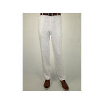Men's Summer Linen Suit Apollo King Half Lined 2 Button Modern Fit SLN8 White image 10