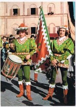 Italy Postcard Siena The Palio Alfiere &amp; Tamburino - £3.20 GBP