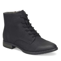 Women&#39;s EuroSoft Winterbury Black Leather Ankle Boots Size 9.5 - £31.02 GBP