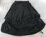Luna Luz Skirt Womens Large Black Elastic Waist Lagenlook Draped Wide Bo... - $89.09