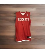 Houston Rockets Reversible Jersey Large Red White NBA Alleson Athletic - $13.99