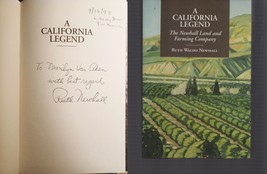 A California Legend : Newhall Land &amp; Farming Company / SIGNED / Ruth Newhall HC - £28.38 GBP