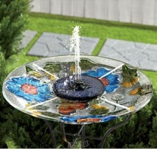 Solar-Powered Color-Changing Fountain Light - £30.32 GBP
