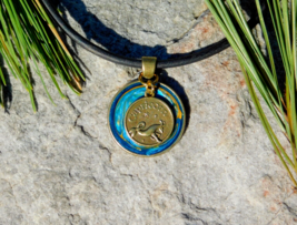 Zodiac Capricorn the Sea Goat Astrology Pendant and Necklac by Solara Solstice - £19.66 GBP