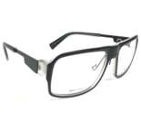 Fleye Eyeglasses Frames Norman C904 Black Clear Square Full Rim 55-17-140 - $121.56