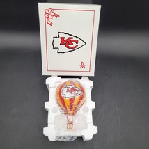 2003 Danbury Mint Kansas City Chiefs Football Hot Air Balloon Christmas Ornament - £94.95 GBP