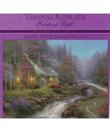 Twilight Cottage Thomas Kinkade Puzzle 1000 Pieces - £22.88 GBP