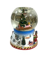 PartyLite Christmas Morning Holiday Tealight Musical Snow Globe 7” Tree ... - £37.45 GBP