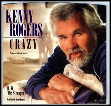 Kenny Rogers &quot;Crazy / The Stranger&quot; 7&quot; Picture Sleeve ONLY F2 - £1.55 GBP