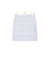Morgan De Toi Women Skirt - M Light blue Chic Fashion Designer Mini Skirt - $963.39 MXN