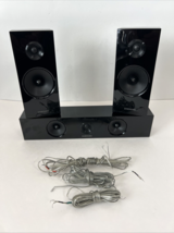 Samsung Home Theater 3-pc Speakers PS-ES4-1/PS-EC2-1 Surround Center Fro... - $31.68