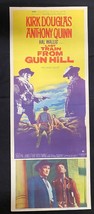 Last Train From Gun Hill Original Insert Movie Poster Kirk Douglas - £125.82 GBP