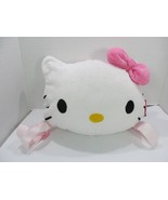 Sanrio Hello Kitty Head Plush Backpack 10&quot;  2010 Missing zipper pull - £11.04 GBP