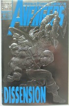 AVENGERS # 363 (June 1993) Marvel Double-size Silver foil embossed cover... - $7.19