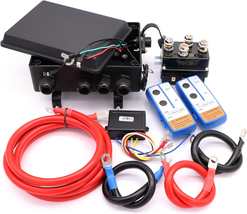 12V 500A Winch Solenoid Contactor Relay with Box and Twin Remote Control... - $195.65