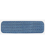 Rubbermaid Hygen Microfiber 18&quot; Damp Room Mop Pads Q410 Blue Color (1 Co... - $16.82