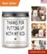 Soy Wax Teacher Gift Candle - Long-Burning Lavender Scented Jar for Appr... - $19.30