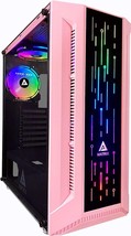 Custom Gaming PC Desktop Pink Computer 16-Core CPU Threads 500GB SSD 16GB RAM - £556.73 GBP