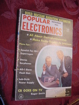 Popular Electronics Magazine November 1961 Cb Roger Smith Ephram Zimbalist, Jr - £5.17 GBP