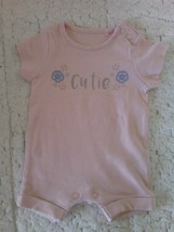 NEXT pink cute romper suit age 0-1 months  50cm - £5.27 GBP