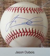 Jason Dubois Signed Autographed Official Major League (OML) Baseball - C... - £19.48 GBP