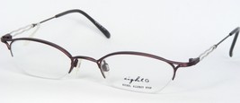 Vintage Eight G-67 04 Solid Burgundy Eyeglasses Glasses Frame 47-21-135mm - £108.49 GBP