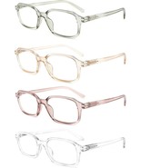 Reading Glasses 4 Pack Computer Readers for Women Men,Spring Hinges (2.5x) - $18.37