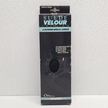 Allison Travel Aid Suede Velour Lace On Black Steering Wheel Cover Vinta... - $547.14 MXN
