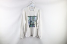 Vintage 90s Mens XL Pittsburgh Great Race Road Running Long Sleeve T-Shirt White - £39.77 GBP