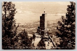 Will Rogers Shrine of Sun Cheyenne Mt Broadmoor Colorado Springs Postcard F23 - £6.25 GBP